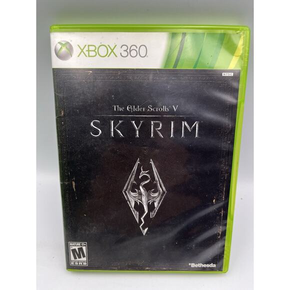 The Elder Scrolls V 5 Skyrim (Xbox 360, 2011) Clean Tested Working - Free Ship - Picture 1 of 4